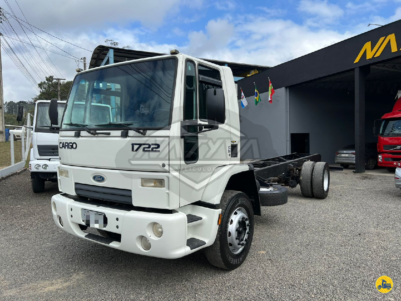 CAMINHAO FORD CARGO 1722 Chassis Toco 4x2 Natyva Caminhões ORLEANS SANTA CATARINA SC